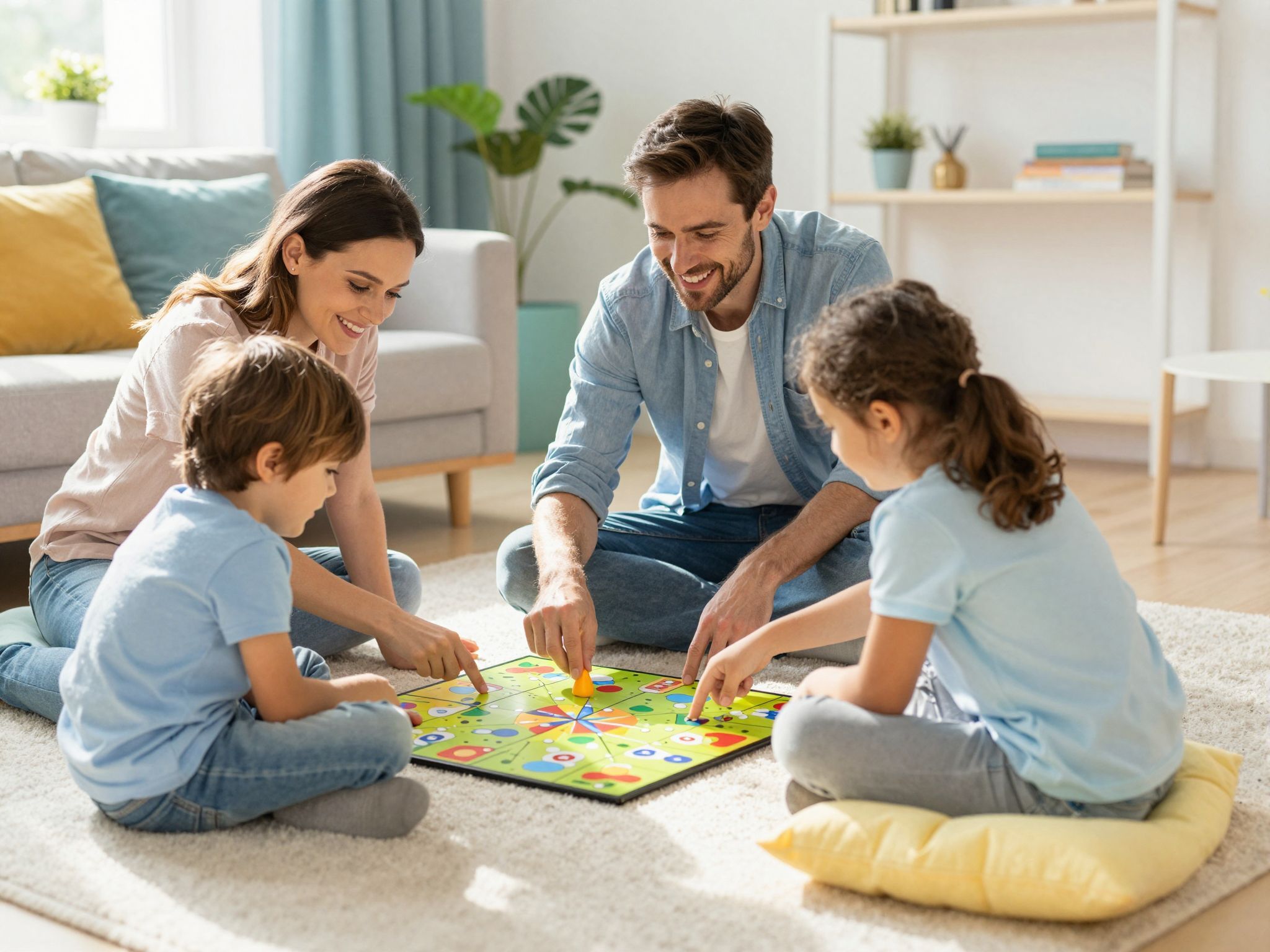 A nyugodt környezet támogatja a gyerekek érzelmi fejlődését.