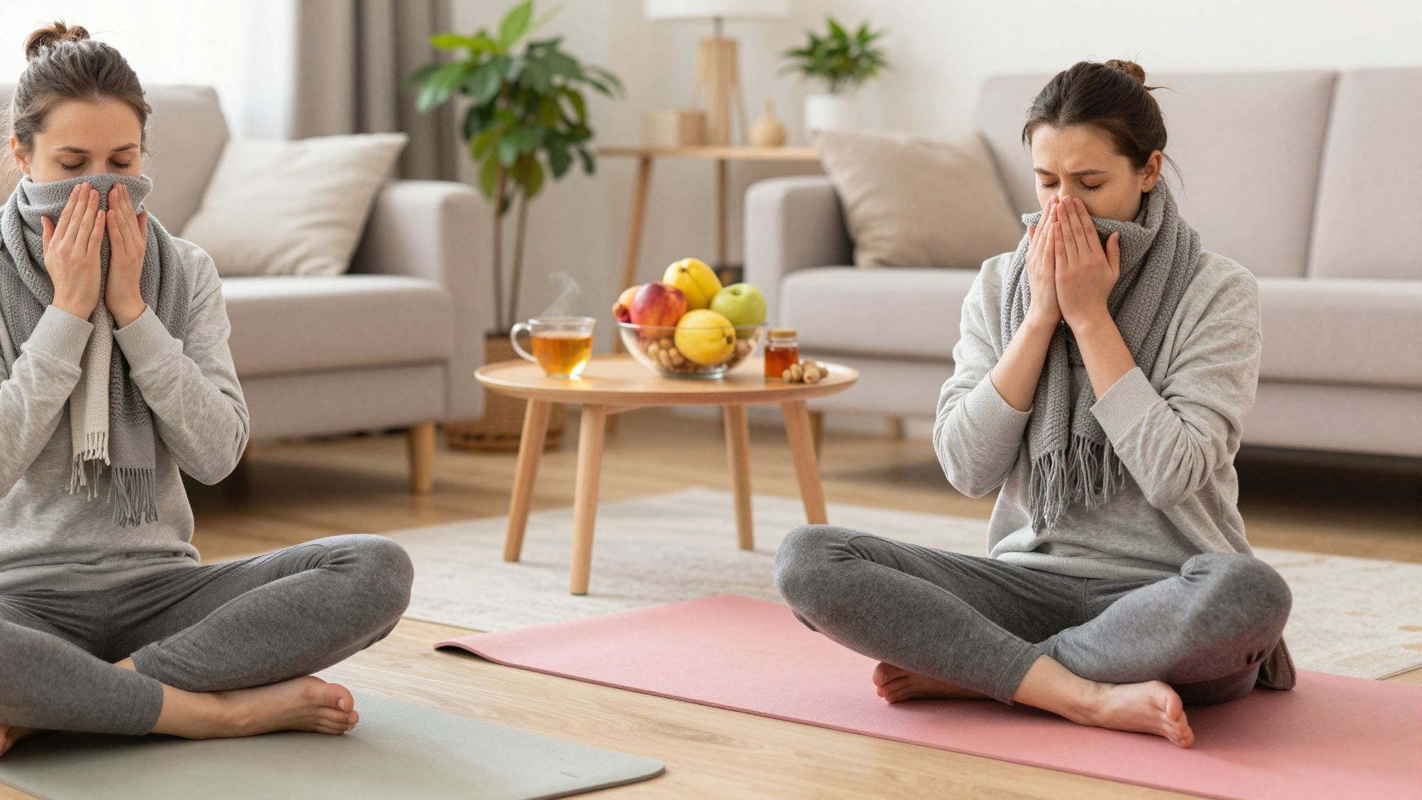 A lelki egyensúly segíti a gyorsabb gyógyulást.