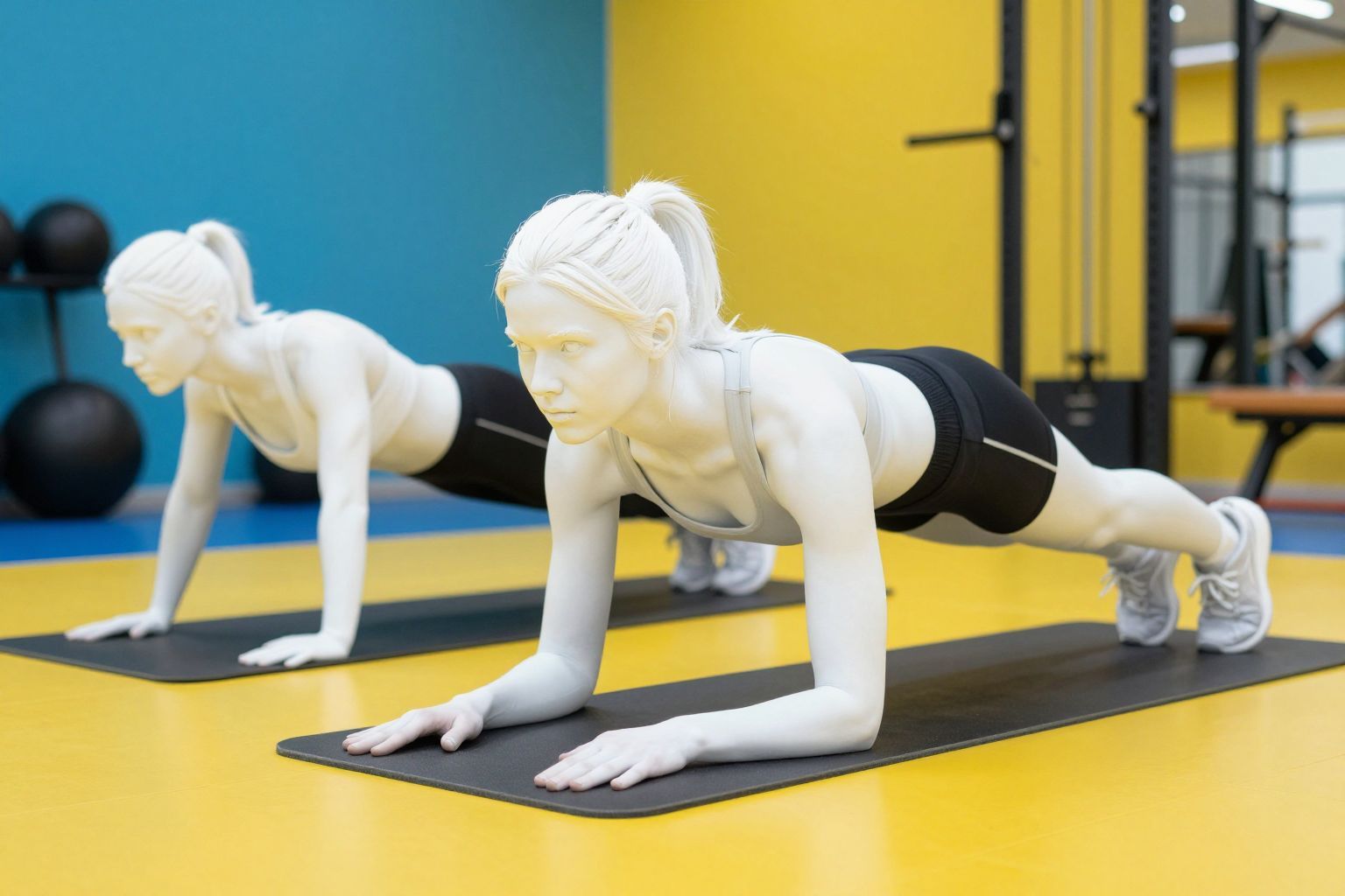 A statikus plank és fekvőtámasz nem ajánlott szétnyílt hasizomra.