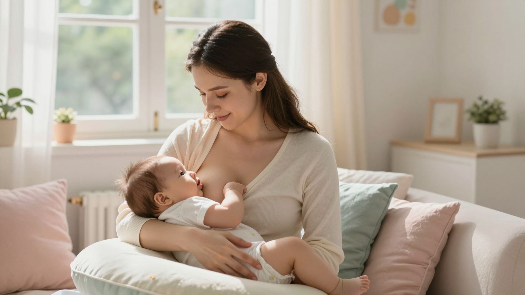 A helyes szoptatási technika csökkentheti a baba hasfájását.