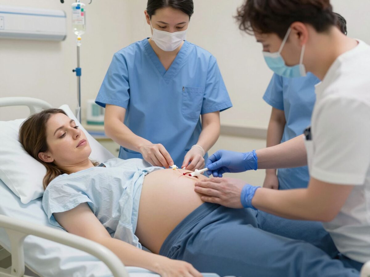 A szülésindítás folyamata: a burokrepesztéstől az oxitocin infúzióig