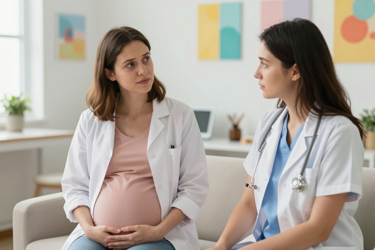 Két nő, két sors: érzelmi feszültség a rendelőben.