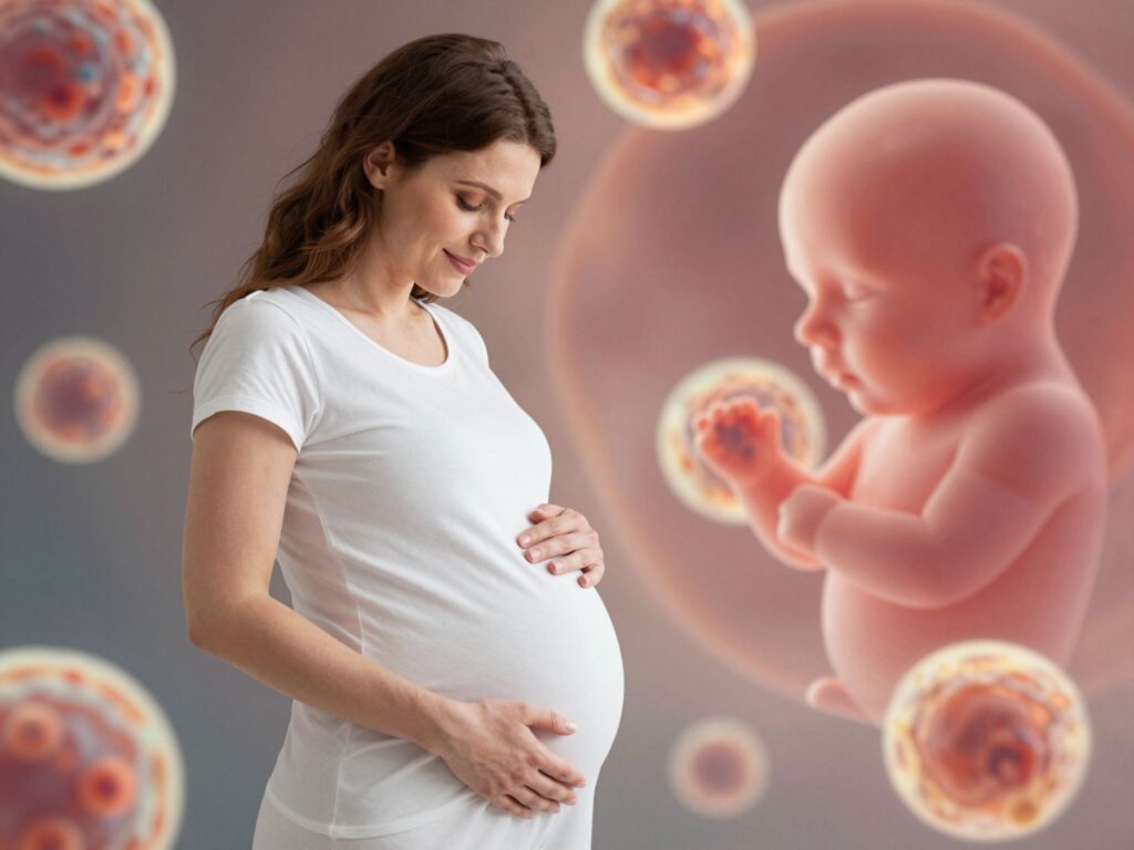 Anya és gyermeke közötti láthatatlan kötelék: a magzati sejtek az anya testében