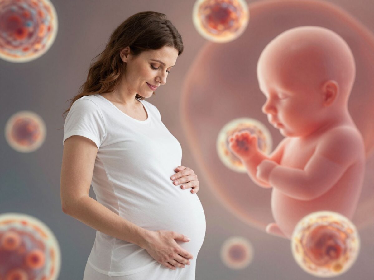 Anya és gyermeke közötti láthatatlan kötelék: a magzati sejtek az anya testében
