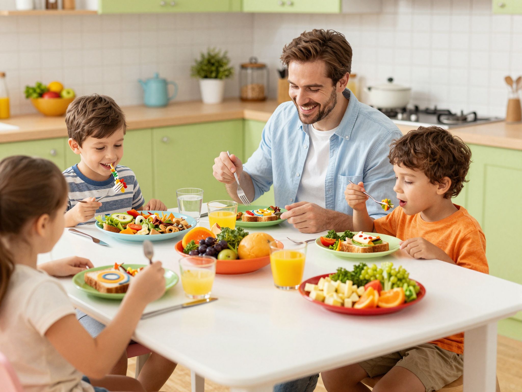 Az étkezés közbeni tálalás növeli a gyermekek étvágyát.