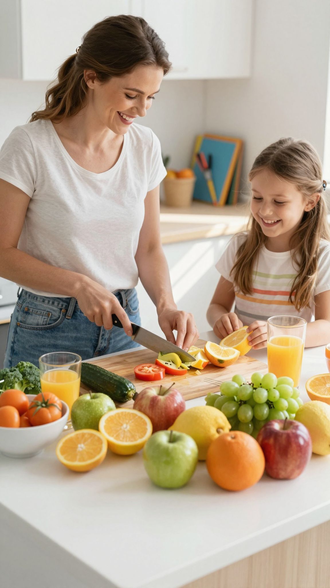 Az egészséges étrend javítja a koncentrációt és a hangulatot.