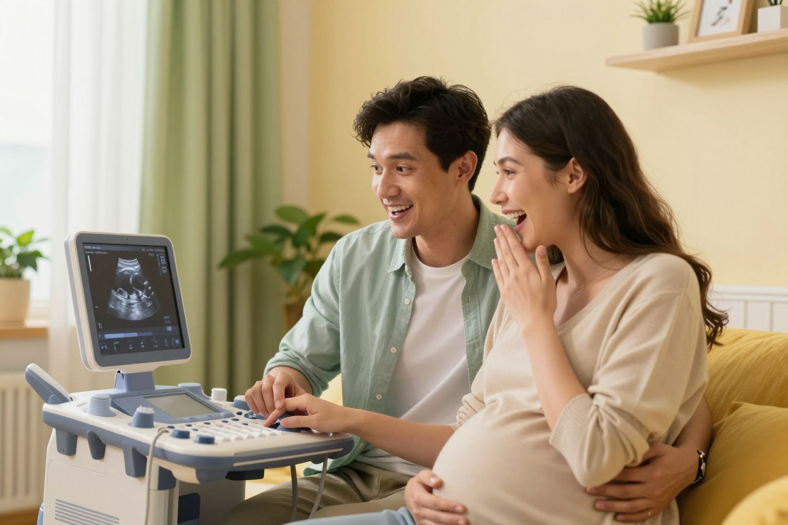 Az ultrahang korai diagnózist és fejlődést monitoroz.