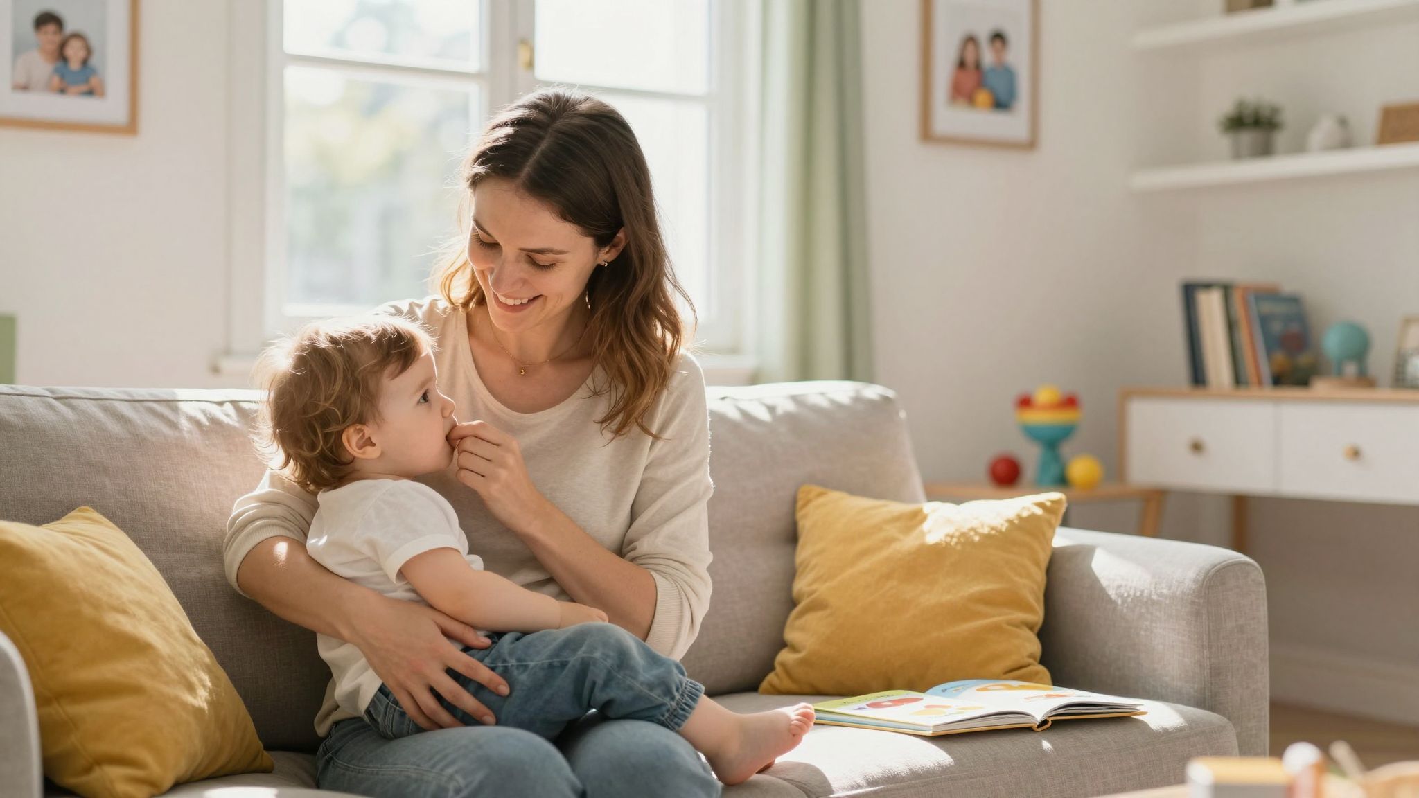 A hosszan tartó szoptatás érzelmi biztonságot nyújt.