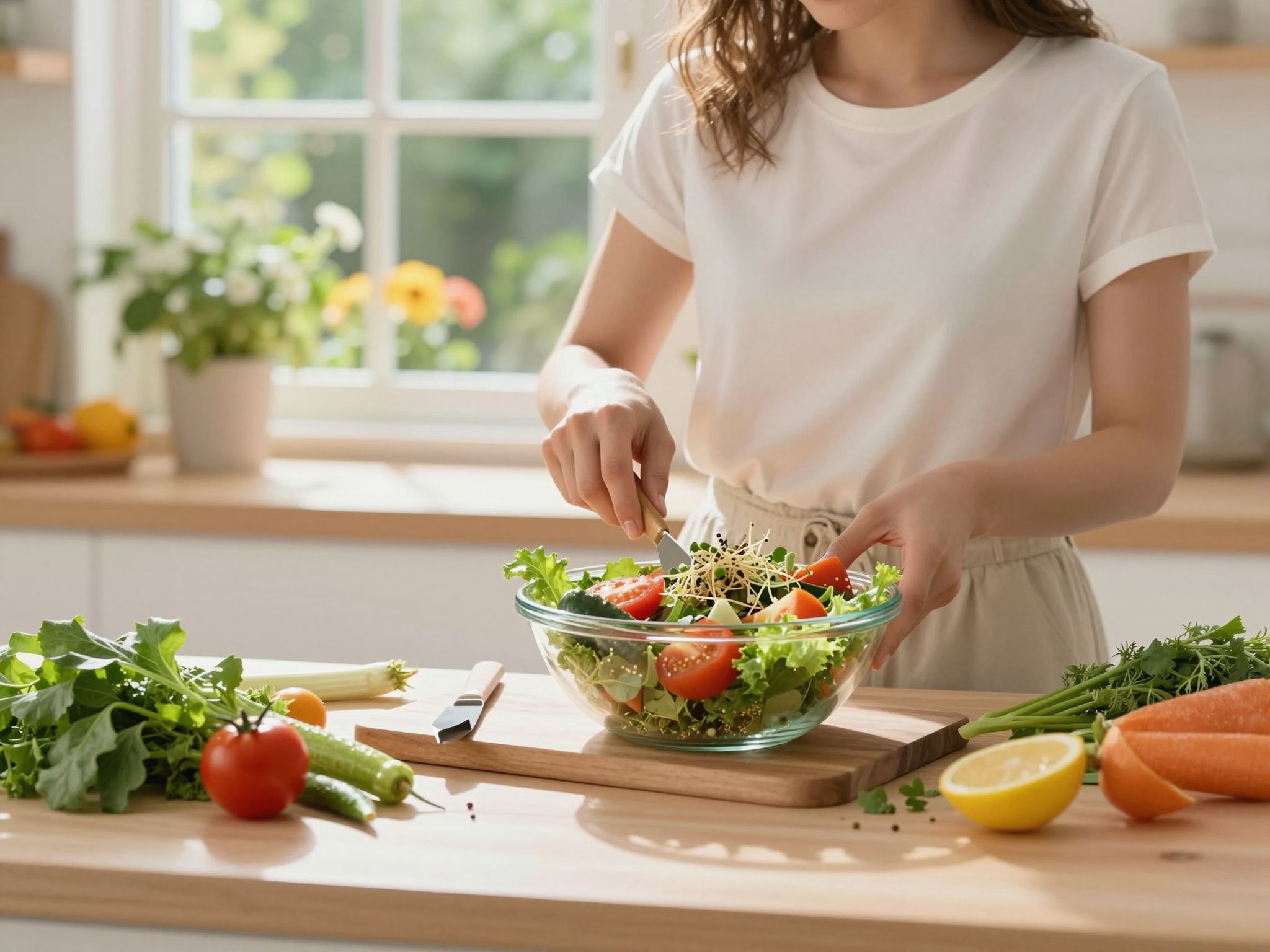 Az egészséges étrend támogatja a bélflóra egyensúlyát.