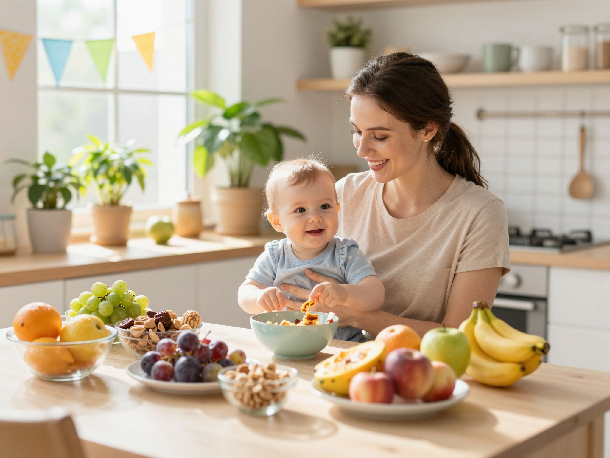 A tápláló ételek segítik a szoptató anyák energiaszintjét.