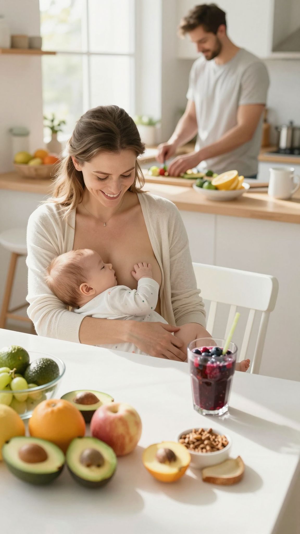 A szoptatás alatt különösen fontos a megfelelő folyadékbevitel.