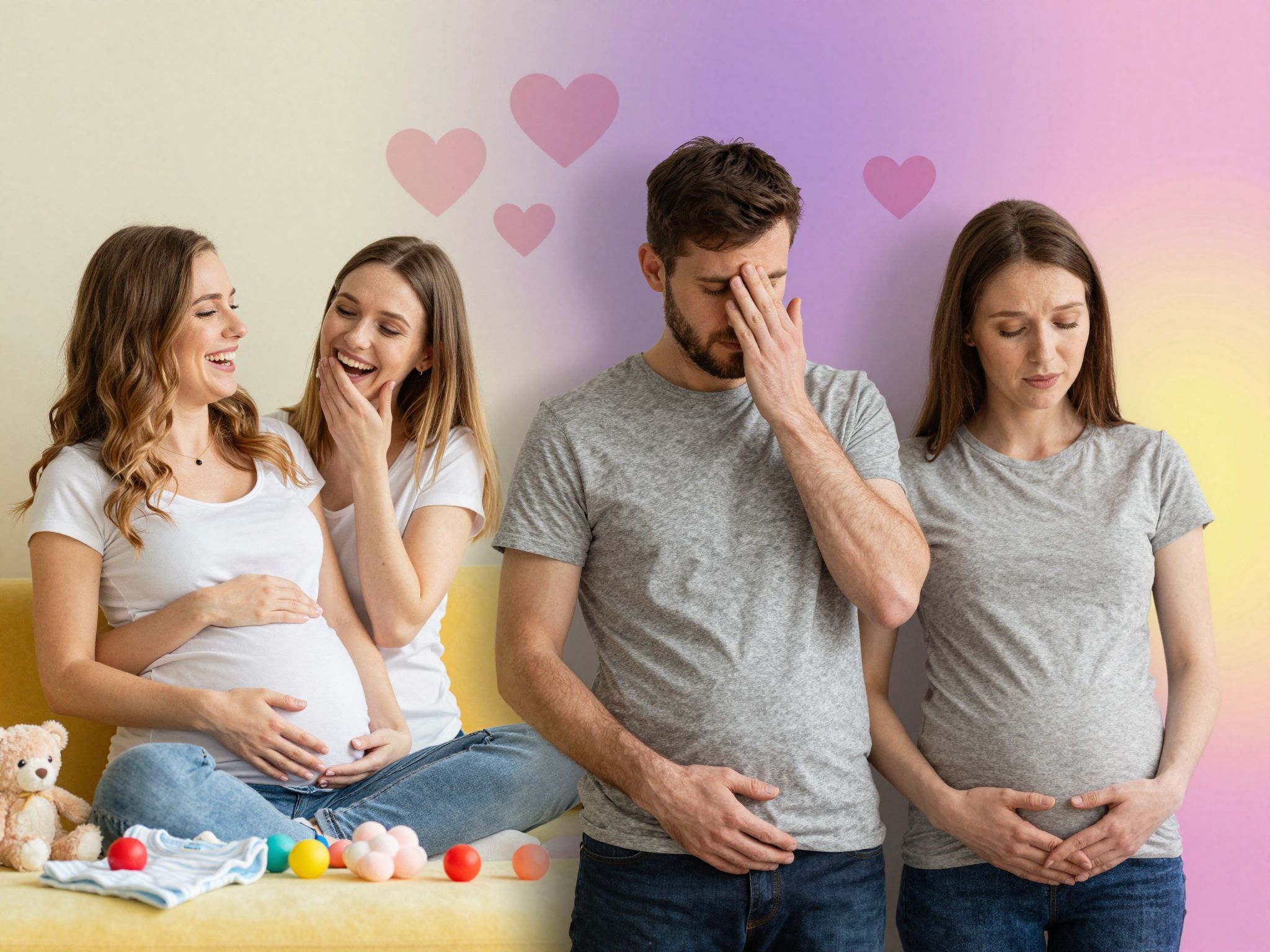 A várandósság alatt az érzelmek intenzitása változó.