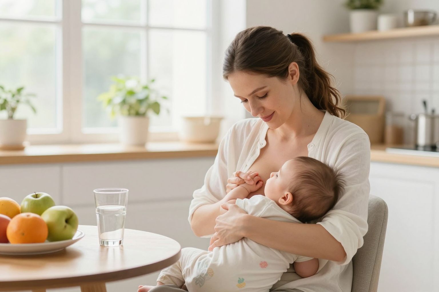 A megfelelő hidratáció elengedhetetlen a szoptatás során.