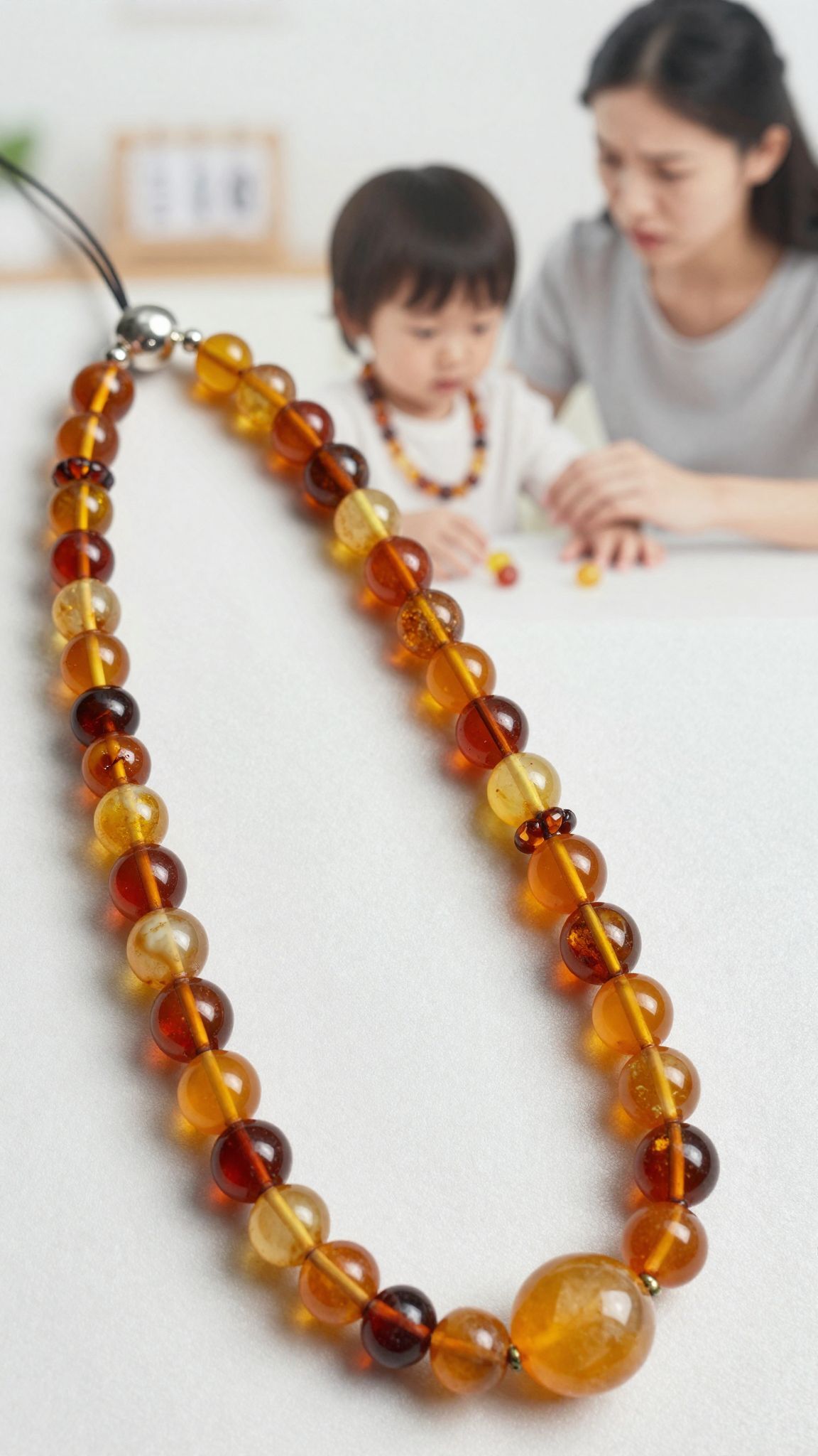 A borostyánlánc használatát hivatalos figyelmeztetések korlátozzák.