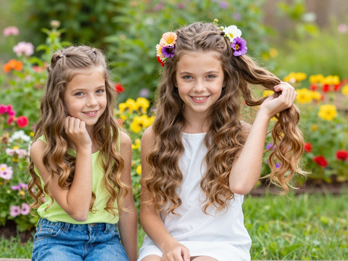 Hosszú hajú a kislányod? Mutatjuk a legaranyosabb hétköznapi és alkalmi frizurákat
