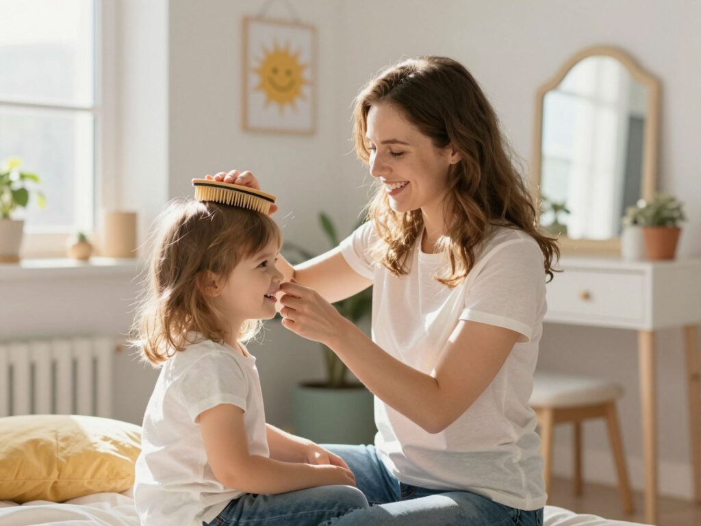 Így szerettesd meg a fésülködést a gyermekeddel