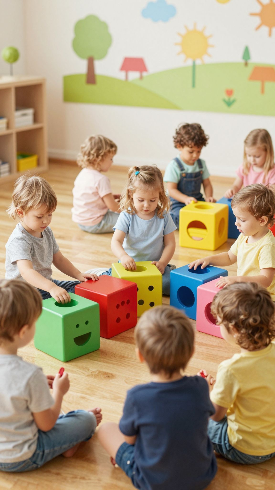 Szórakoztató játékok segítik a gyerekek testrészek tanulását.