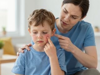 Kiütések a gyereken: mikor szükséges orvoshoz fordulni?