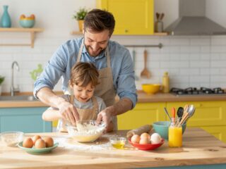 Közös sütés a gyerekkel: Így lesz élmény a konyhában töltött idő