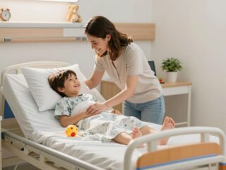 Lelki támogatás a betegágy mellett: tippek szülőknek kórházban fekvő gyerekhez
