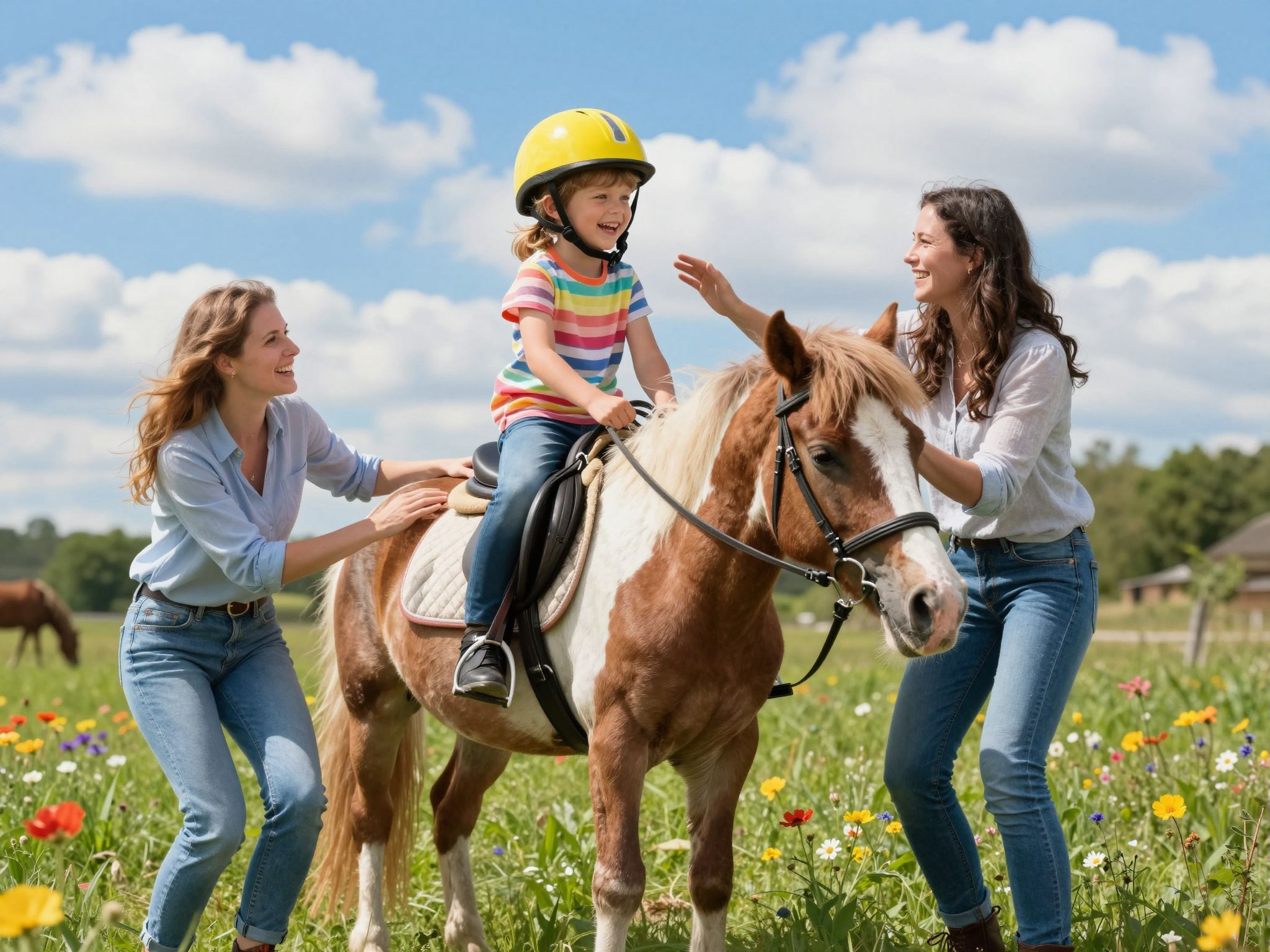 A lovagoltatás javítja a gyerekek motorikus készségeit.