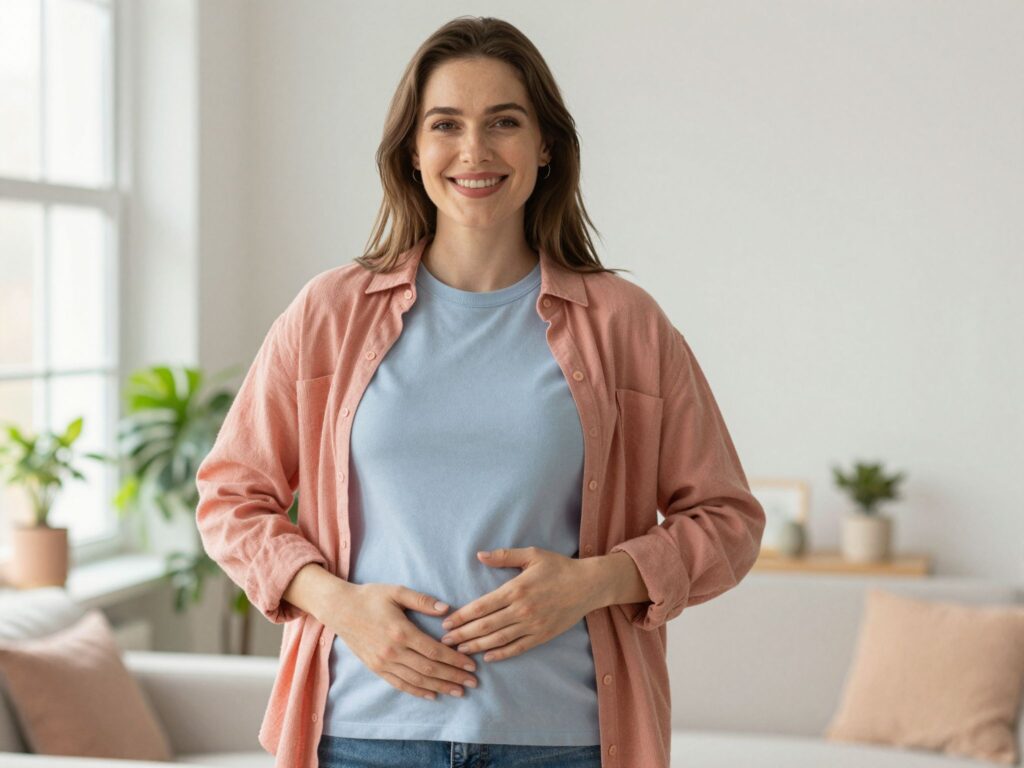 „Még mindig terhesnek nézek ki”: mit tehetsz a szülés után megmaradt hassal?