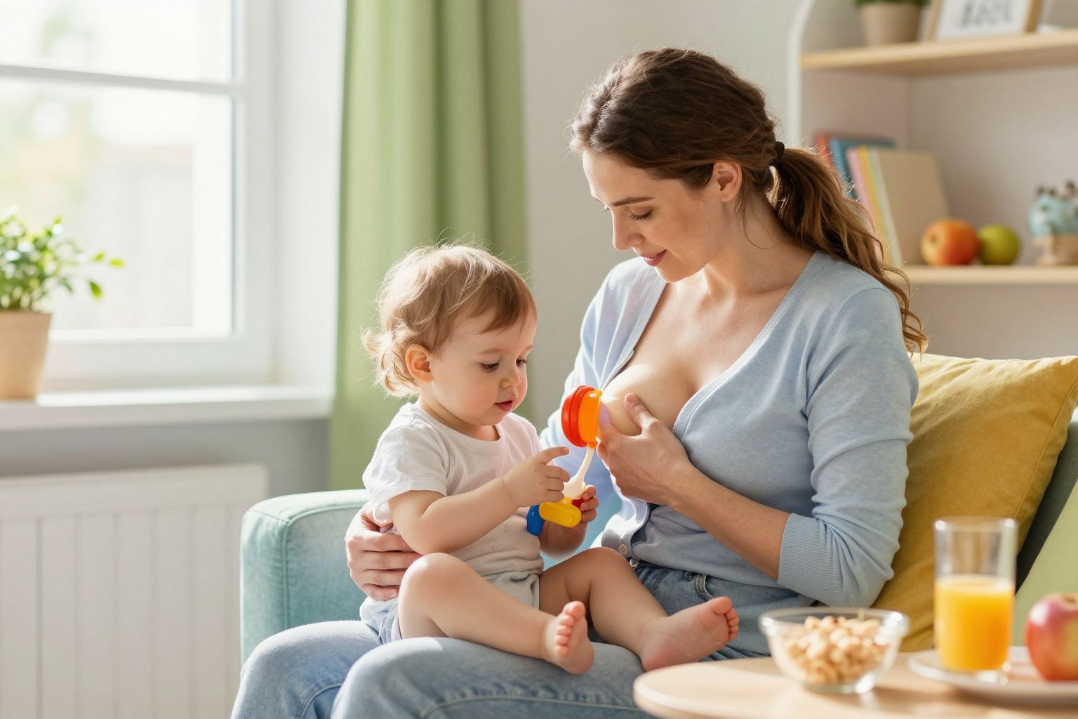 A szoptatás fokozatos elhagyása segíti a gyermek alkalmazkodását.
