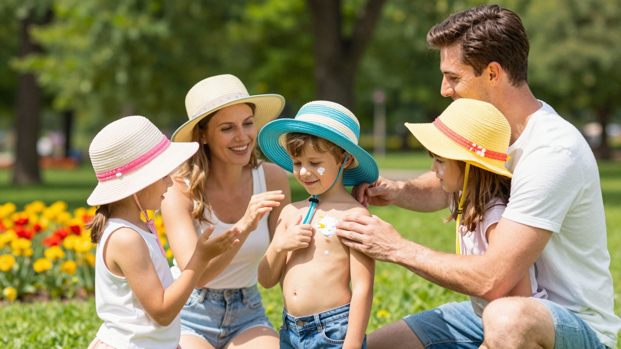 Viseljünk fényvisszaverő anyagú kalapot a nap ellen!