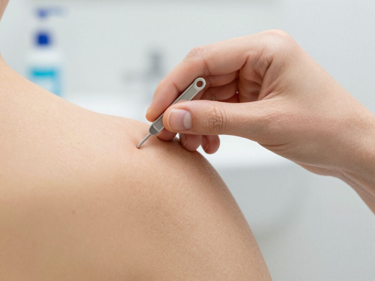 Szálka a bőrben: fájdalommentes és egyszerű módszerek az eltávolításra