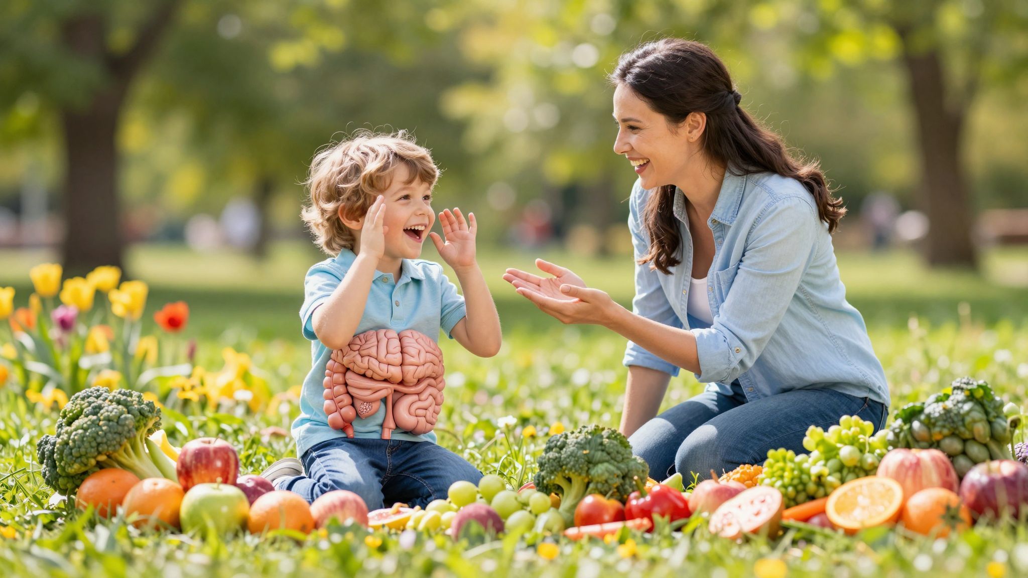 A bélflóra egyensúlya befolyásolja a gyermek hangulatát.