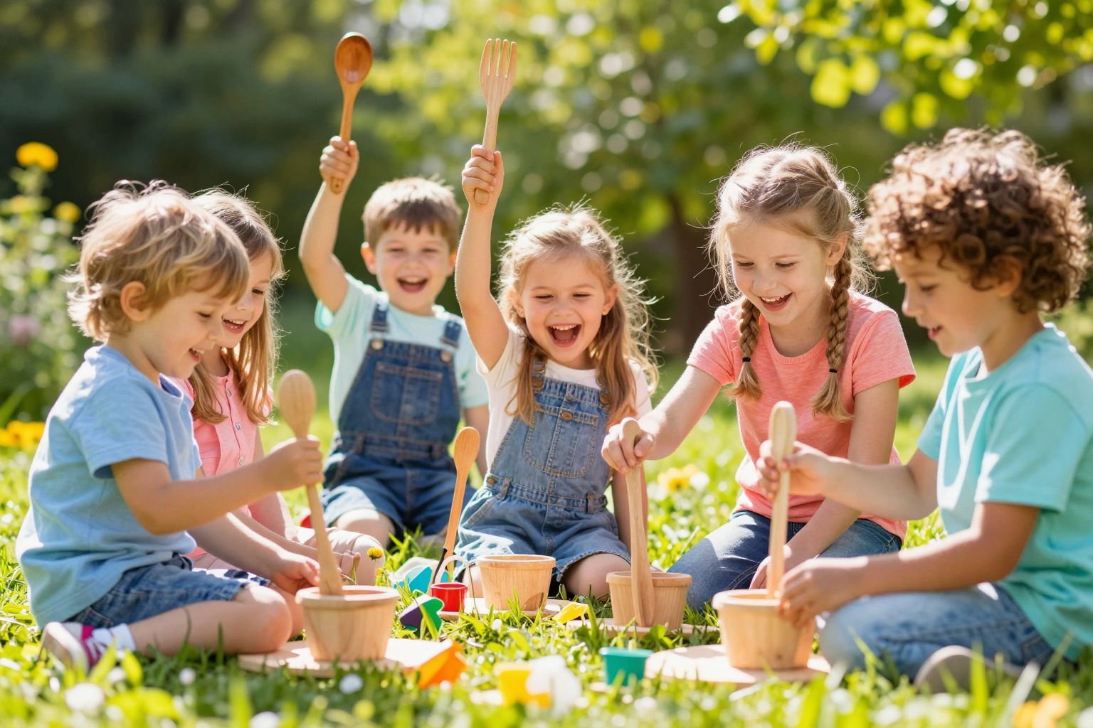 A fenntartható gyermekkor a kreativitás és a természet harmóniája.