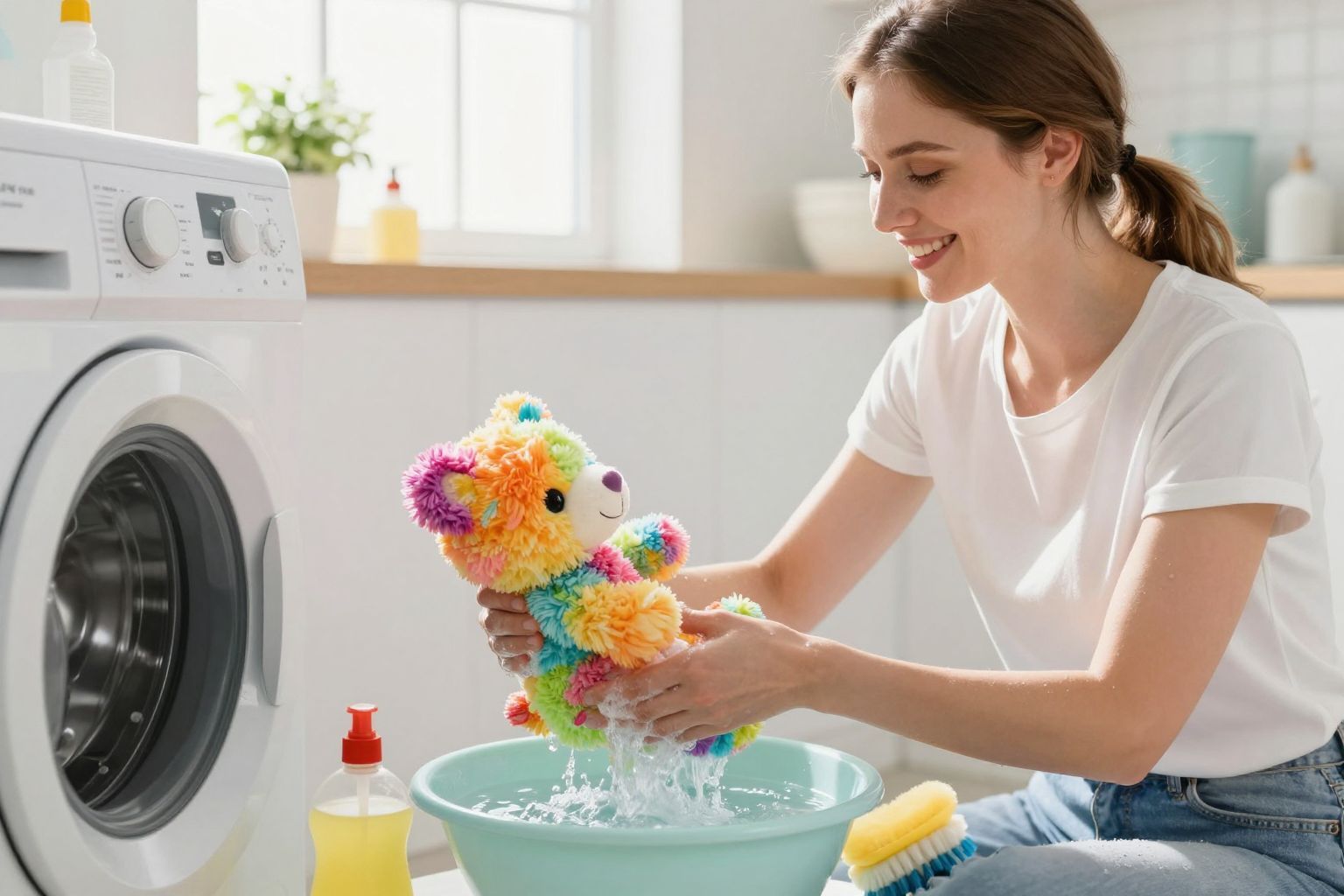 A foltok eltávolításához ecet és szódabikarbóna hatékony.