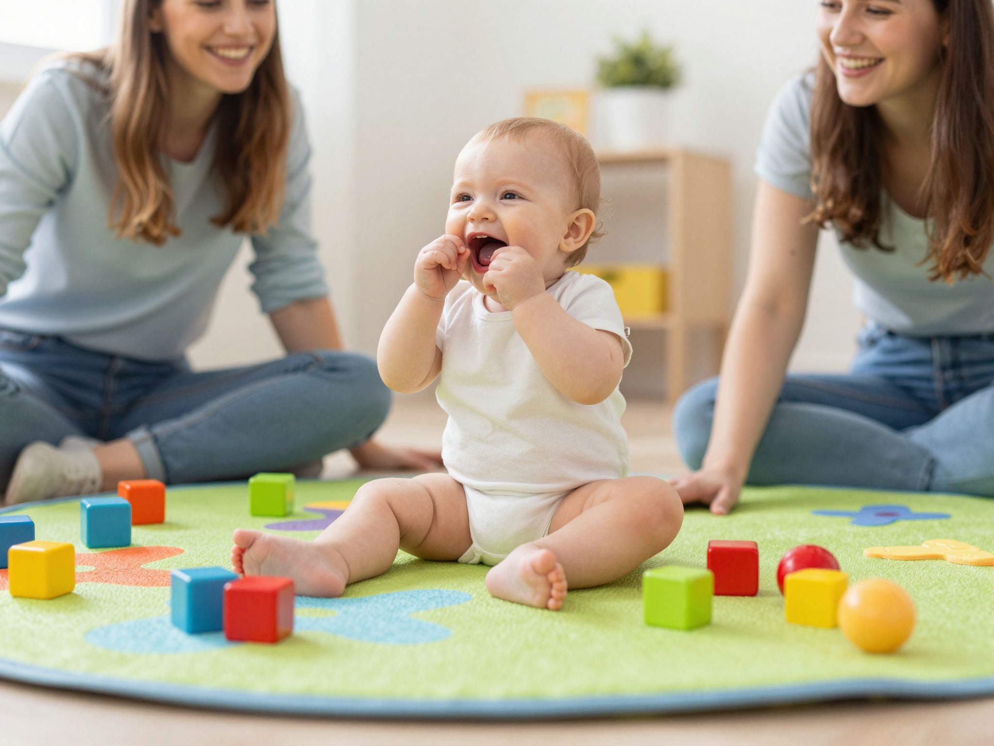 A csecsemők gagyogása segíti a szavak elsajátítását.