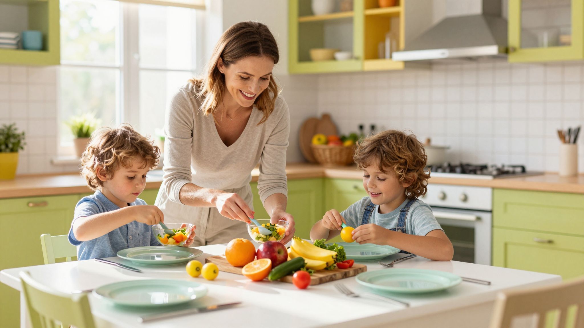A mértékletesség segít a gyermekek egészséges étkezési szokásainak kialakításában.