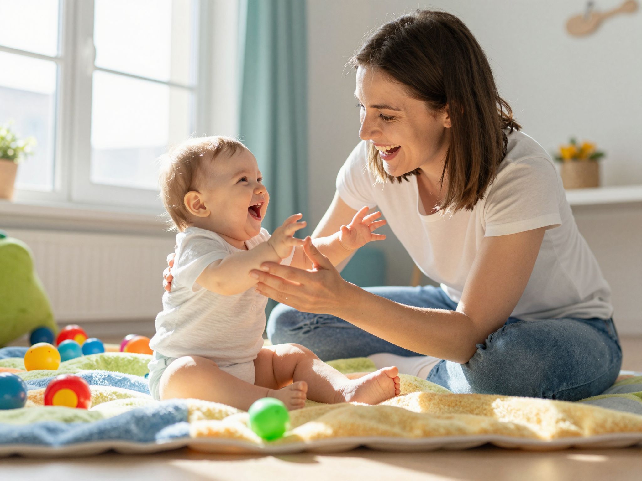 A csecsemők különböző hangokkal fejezik ki érzelmeiket.