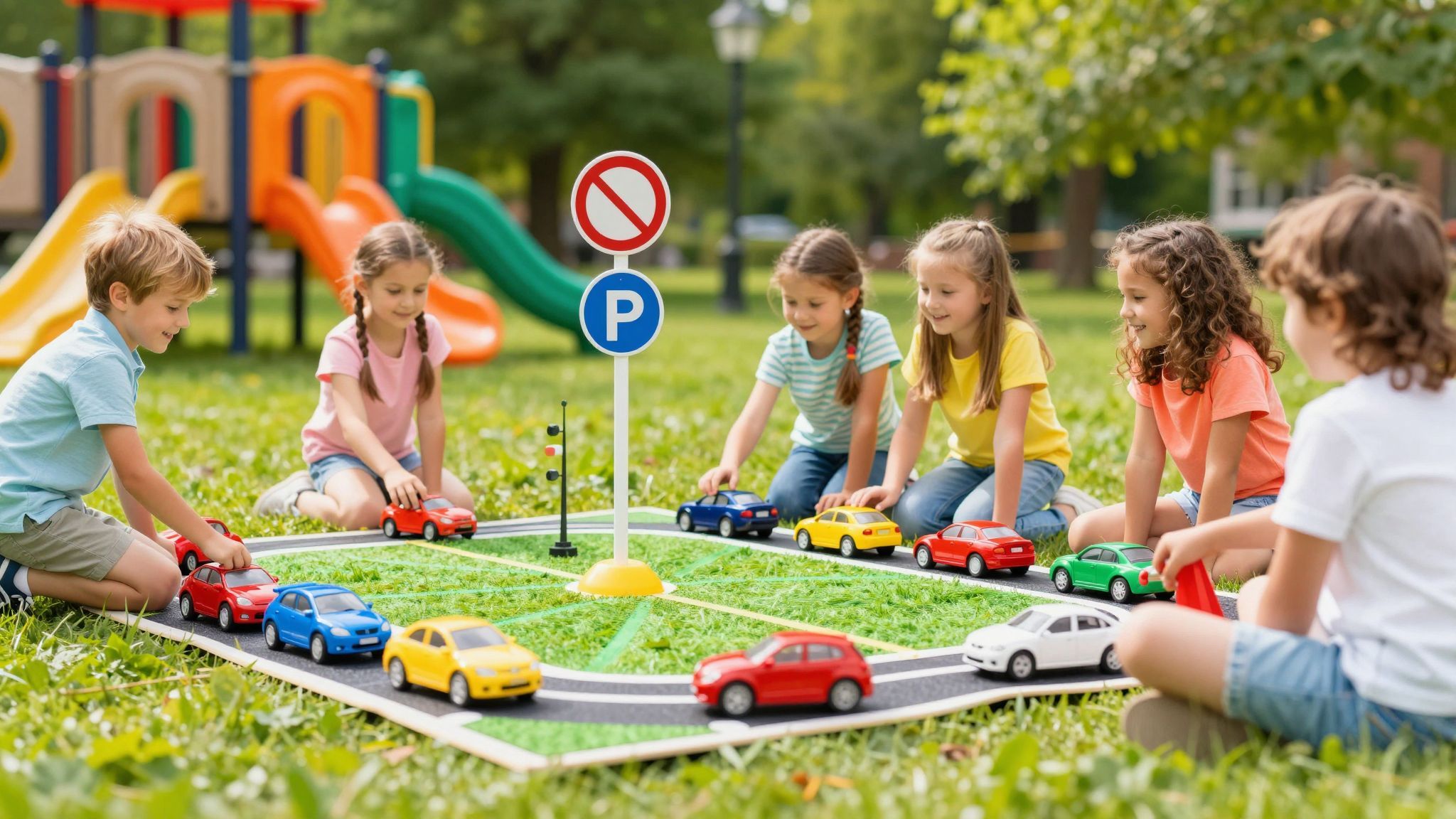 A játékos tanulás segíti a közlekedési szabályok megértését.