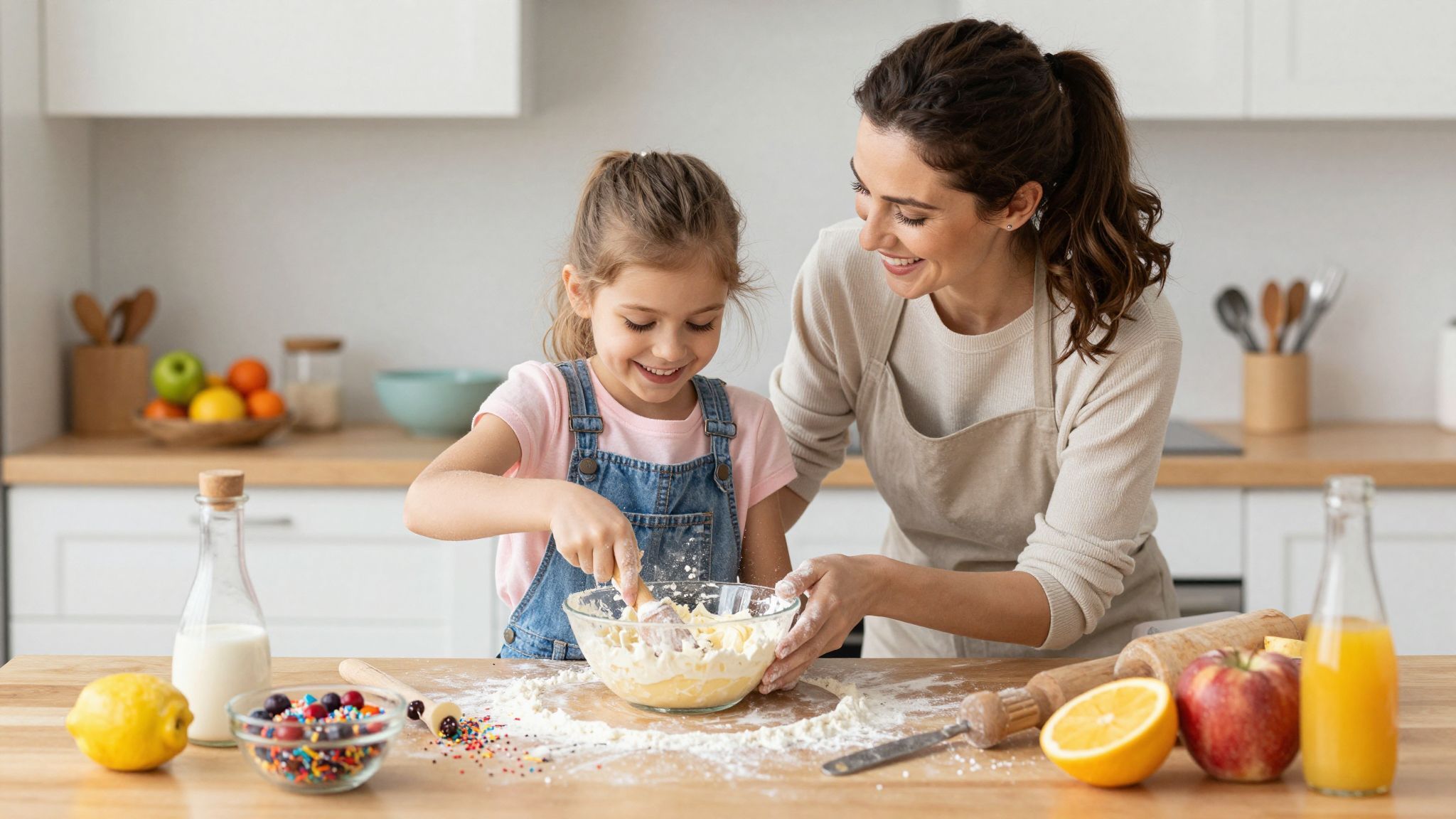 A közös sütés-főzés erősíti a családi kötelékeket.