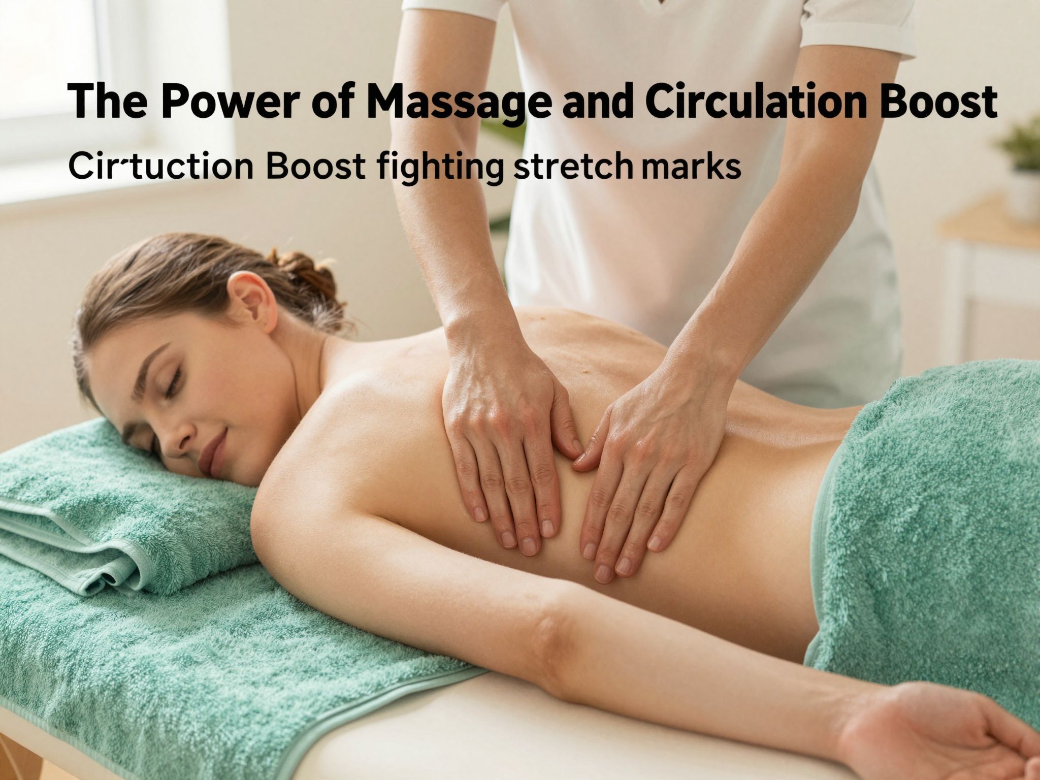 A masszázs serkenti a vérkeringést, segítve a bőr regenerálódását.