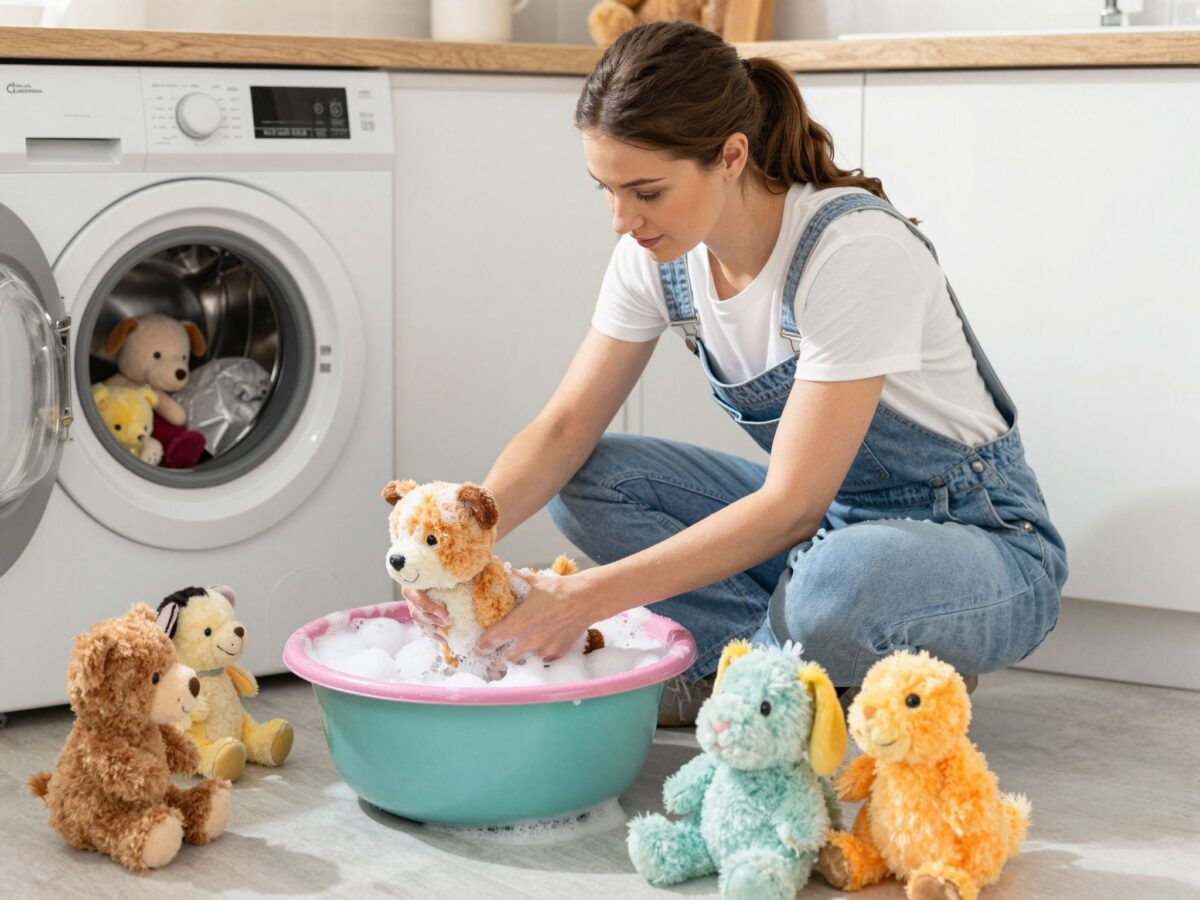 A plüssállatok mosása: útmutató a kézi és gépi tisztításhoz lépésről lépésre