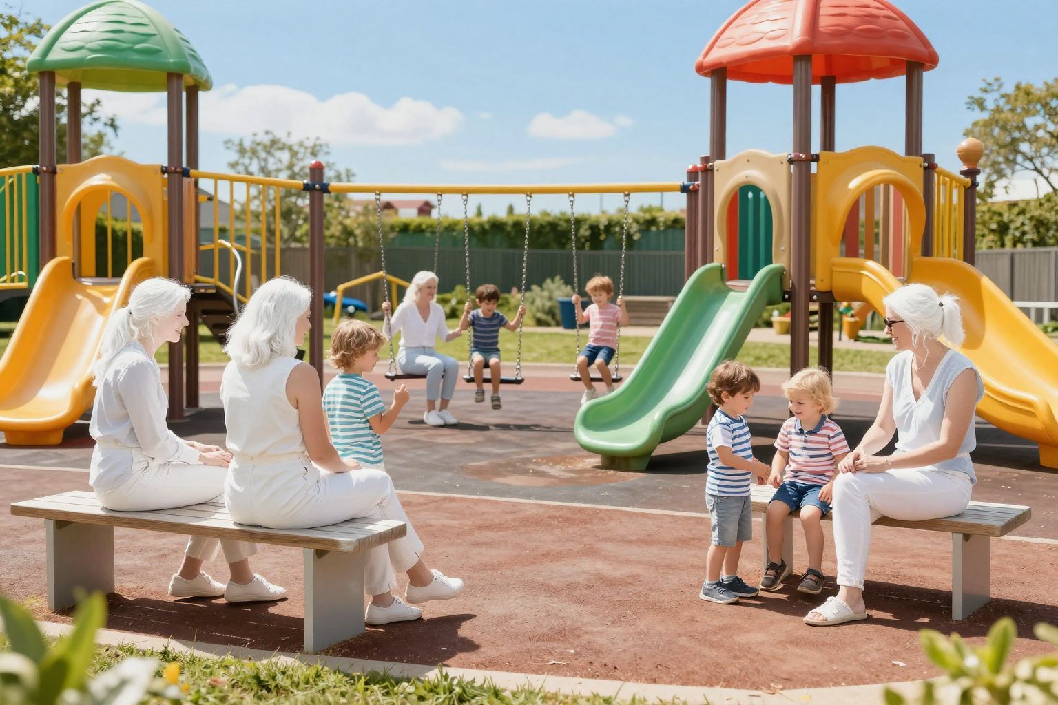 A játszótér közösségi összetartozásunk szívhelye.