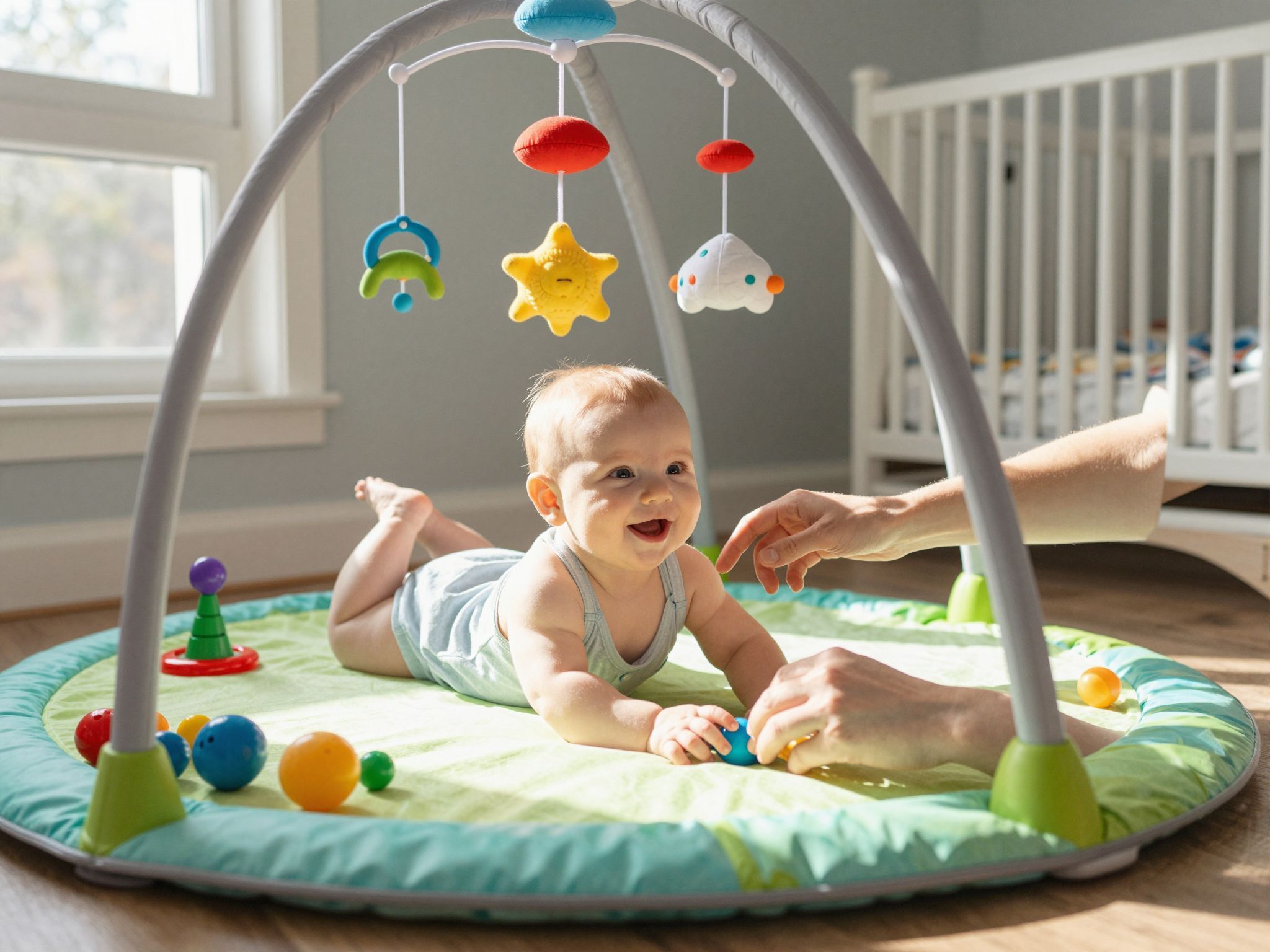 Az újszülöttek a kontrasztos fényeket észlelik legjobban.