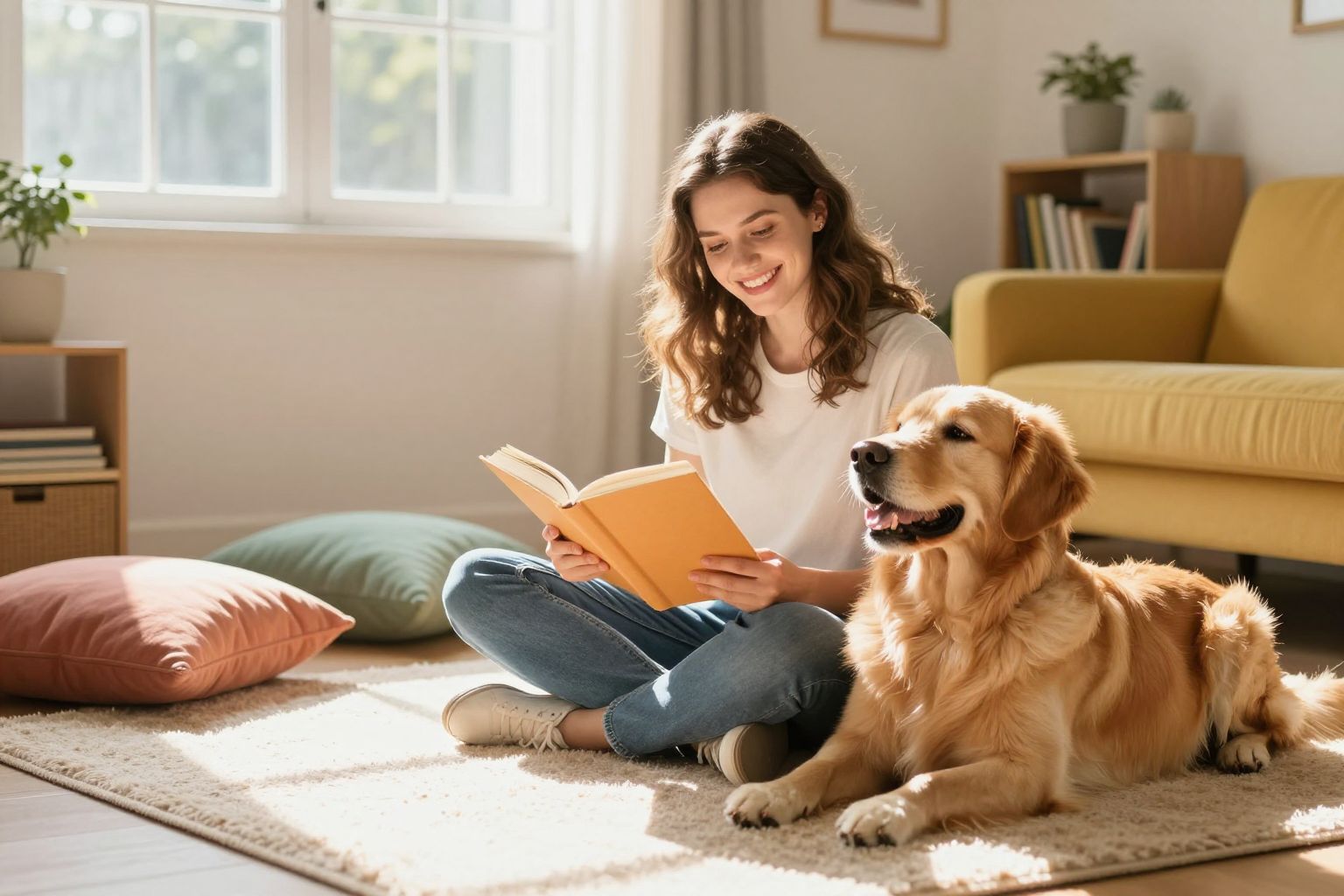 A kutyák jelenléte fokozza a gyermekek olvasási kedvét.