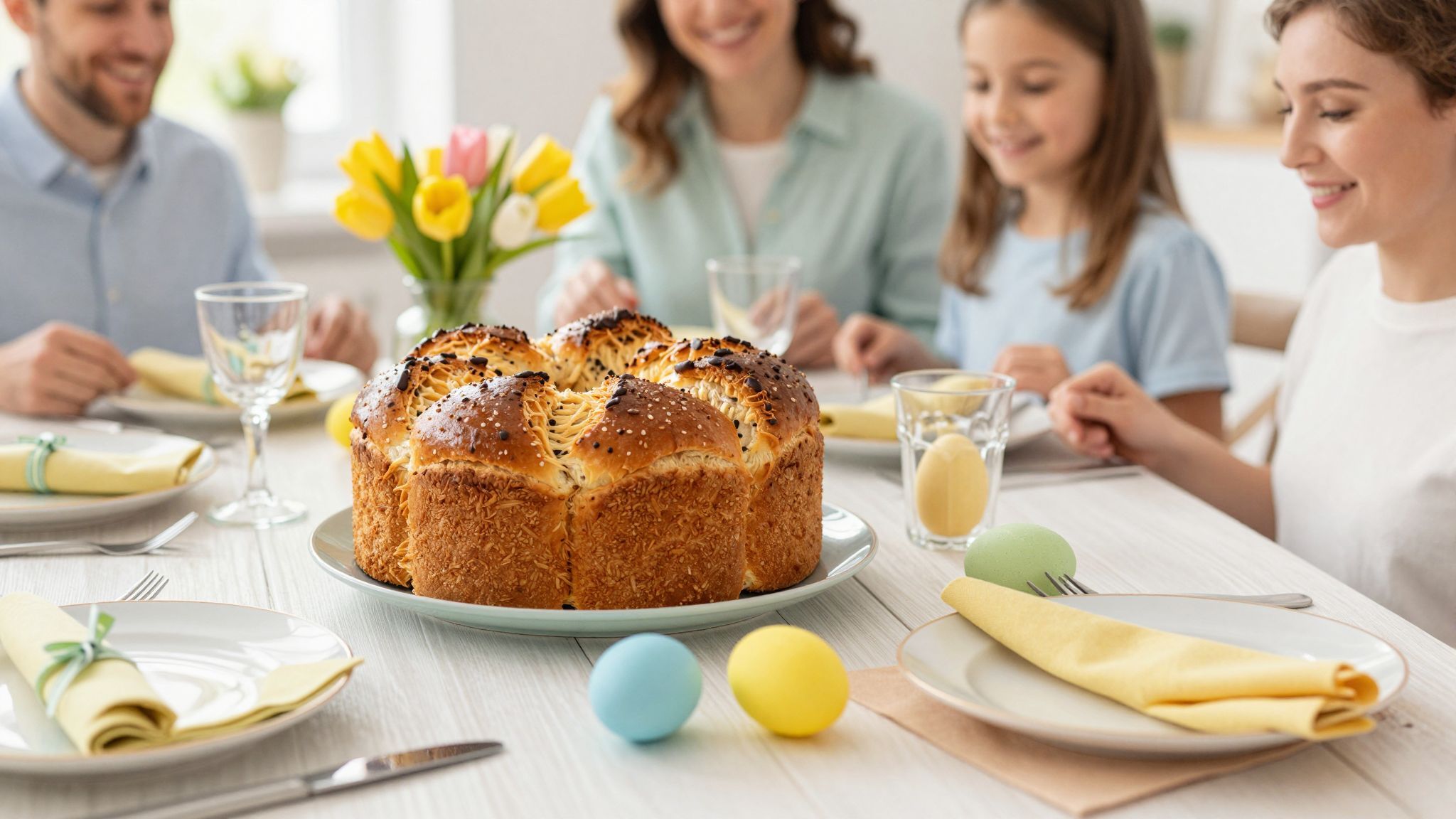 A húsvéti kalács díszítése elengedhetetlen az ünnepi asztalon.