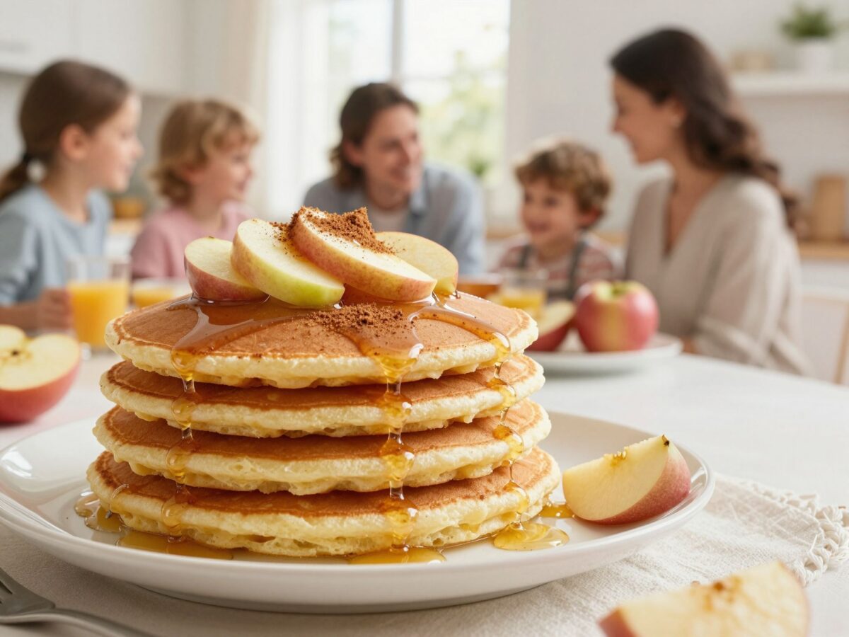 Fahéjas-almás amerikai palacsinta: a tökéletes reggeli, ami feldobja a napodat