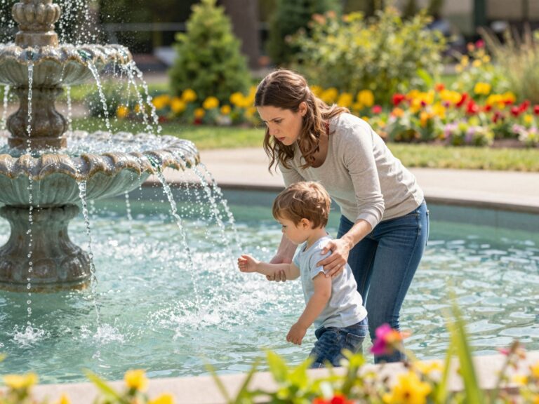 Fertőzésveszély a szökőkútban: a rejtett kockázatok, amikre minden szülőnek figyelnie kell