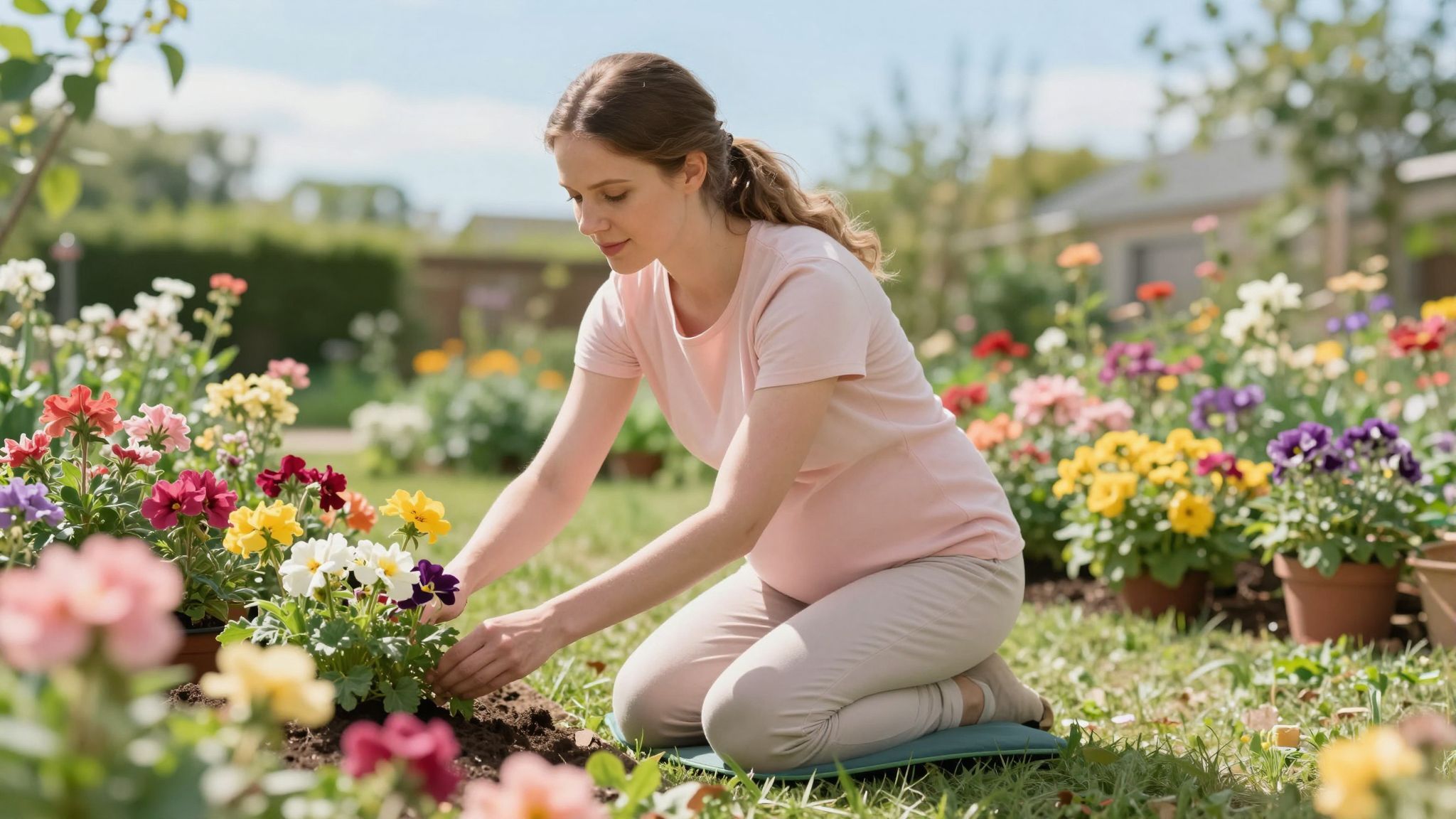 A helyes testtartás csökkenti a fizikai megterhelést terhesség alatt.