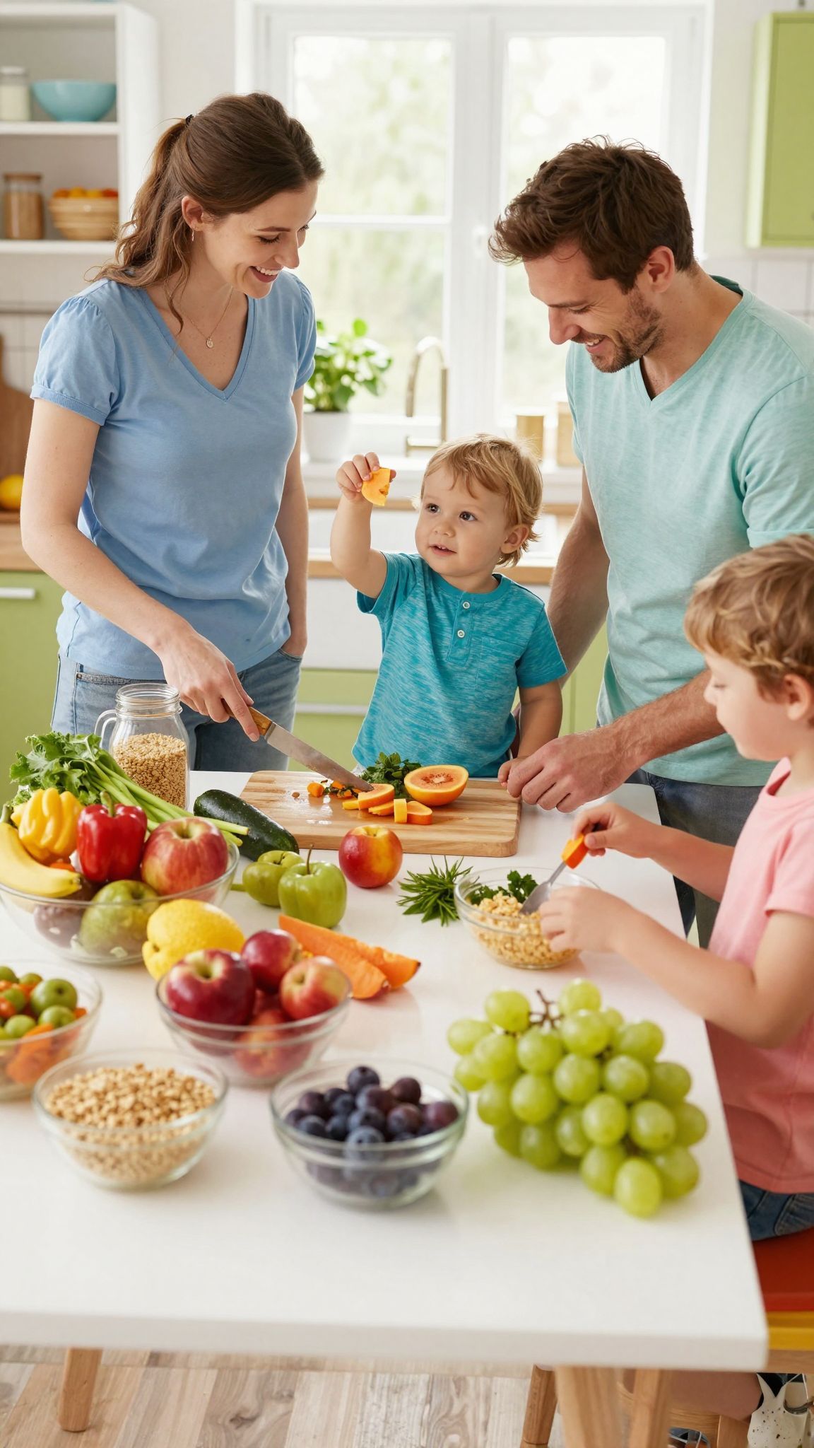 A gabonafélék fontos szénhidrátforrások a kisgyermekeknek.