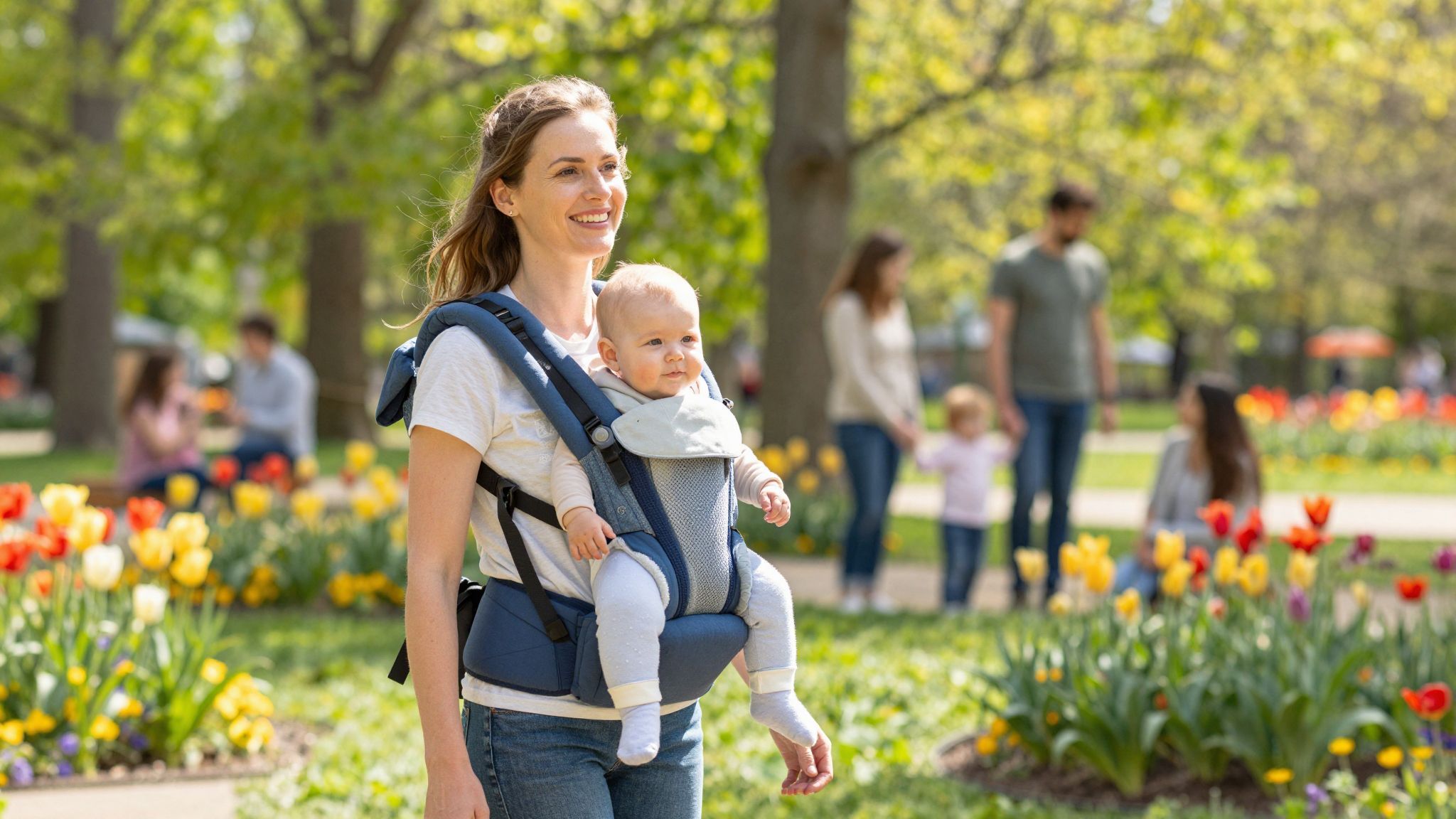 A babahordozás erősíti a szülő-gyermek kötődést.