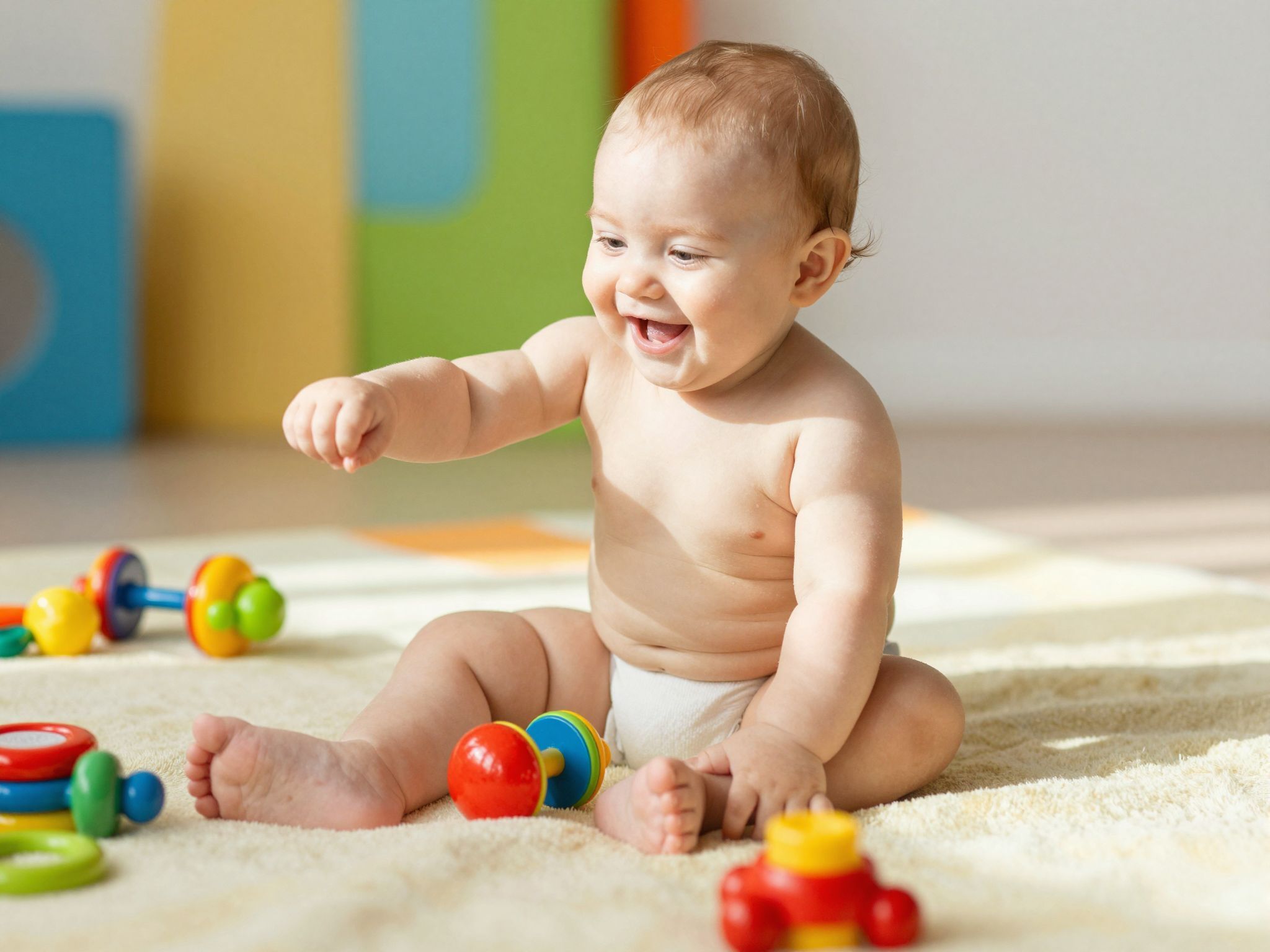 A mosolygó baba a legjobb boldogságjelző!