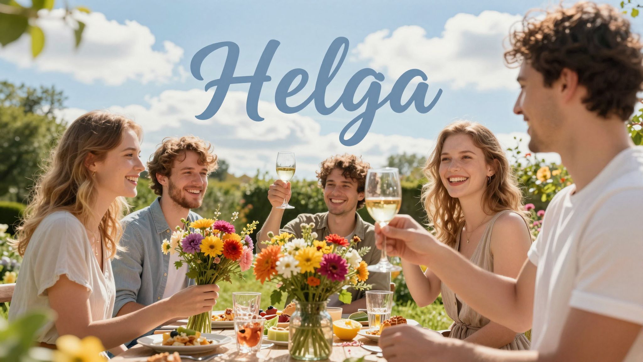 A Helga név Skandináviából származik, nem magyar eredetű.